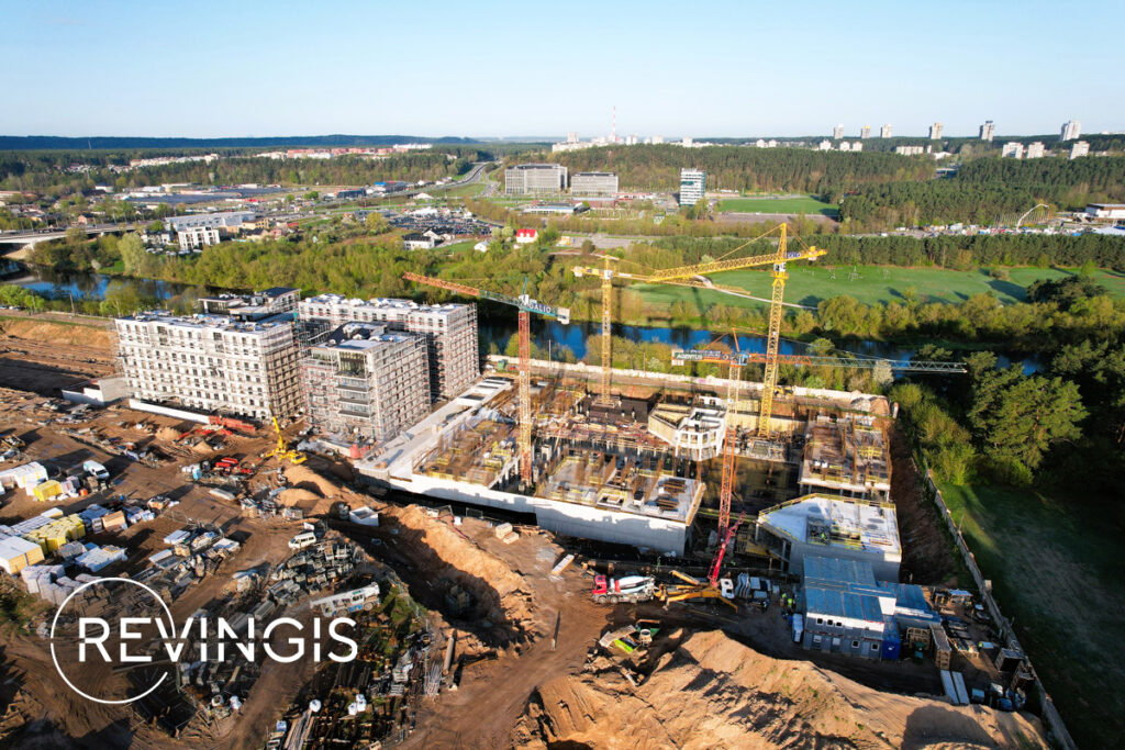 reVINGIS River Space (Geležinio Vilko g. 2) - Multi apartment - construction photos