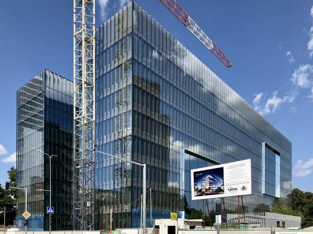 Lvivo (Lvivo g. 37) - Office center - construction photos