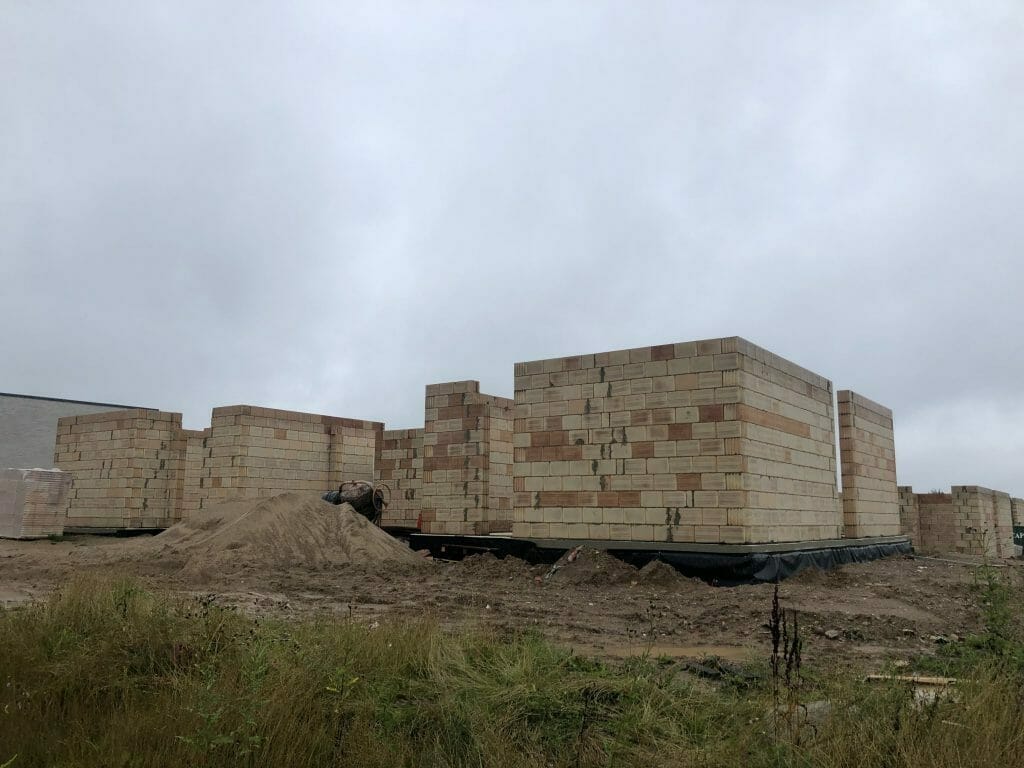 Draustinio namai (Lietaviškių g. 82, 82A, 82B, 82C, 82D, 82E, 84B, 84C, 86, 86B, 86C, 86E) - Private house community, Row housing - construction photos