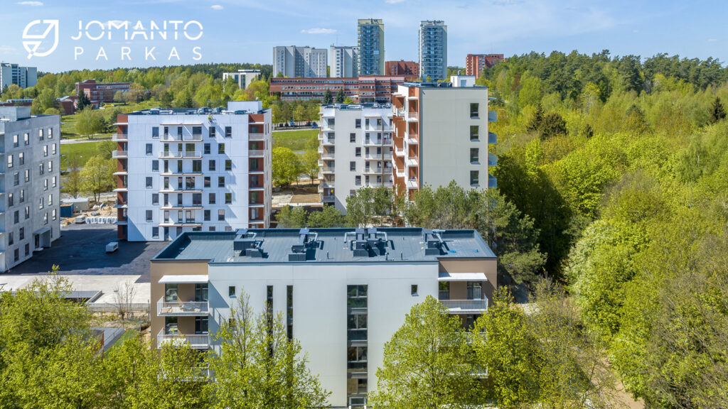 Jomanto parkas 1-2 etapai (Baltupio g. 61A) - Multi apartment - construction photos