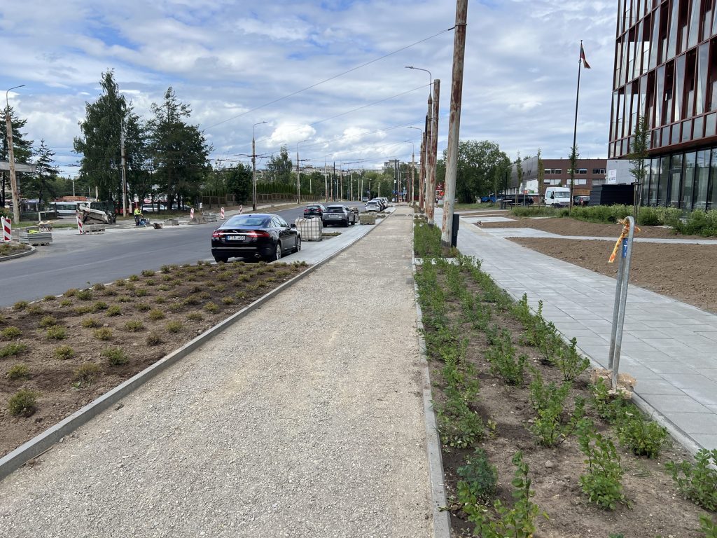 Viršilų g. nuo V. Lingio g. iki Justiniškių g. (Viršilų g.) - Bike path, Street - construction photos