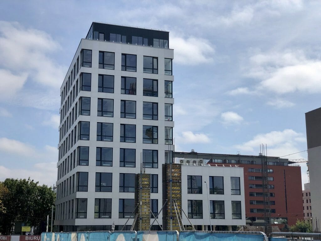 Žalgirio 94 (Žalgirio g. 94) - Office center - construction photos