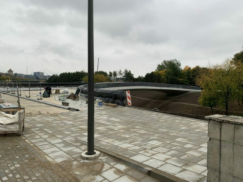 Nemuno salos tiltas (1) (Nemuno salos parkas) - Bridge - construction photos