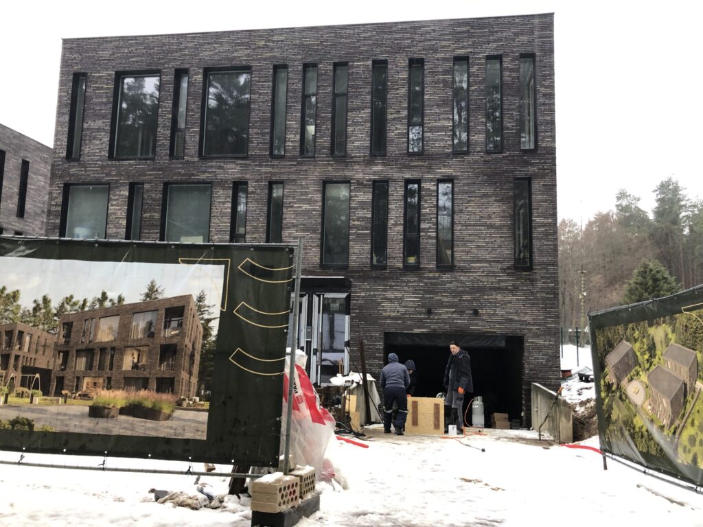 Svajonių 12 (Svajonių g. 12) - Multi apartment - construction photos