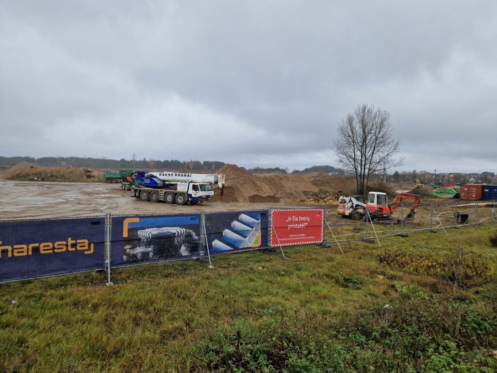 Daugiafunkcis sveikatinimo, ugdymo, švietimo, kultūros ir užimtumo kompleksas 1 etapas (stadionas) (Ozo g. 27) - Stadium - construction photos