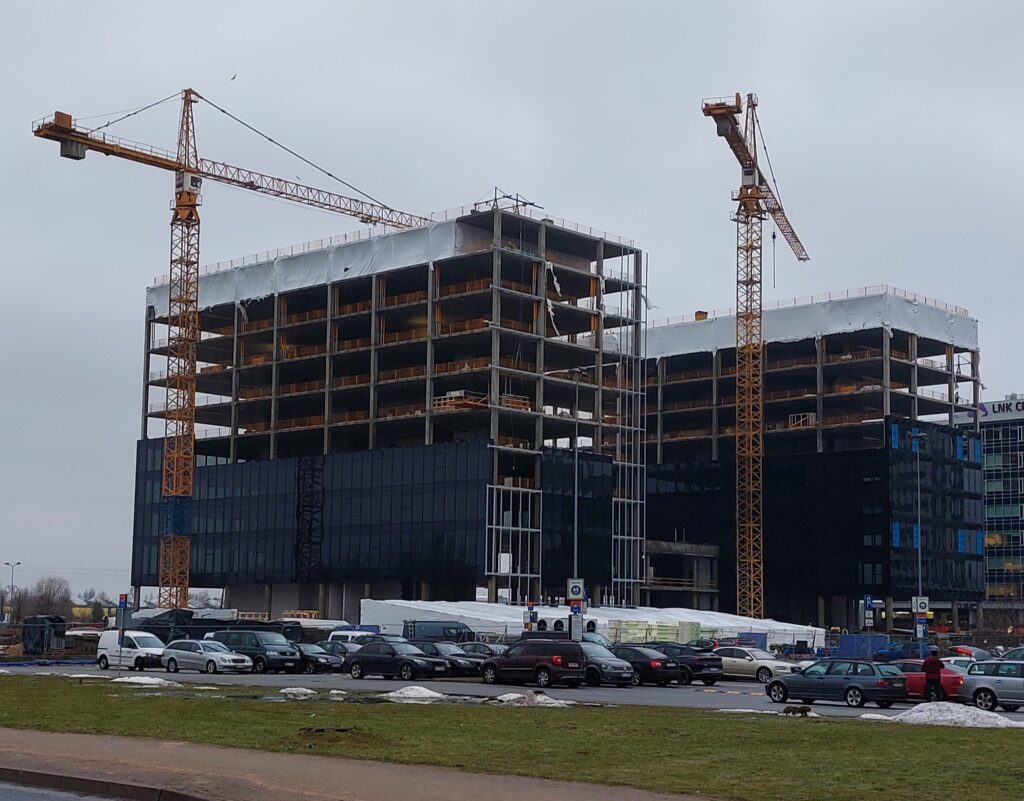 Elemental Business Centre (Skanstes iela 25) - Office center - construction photos