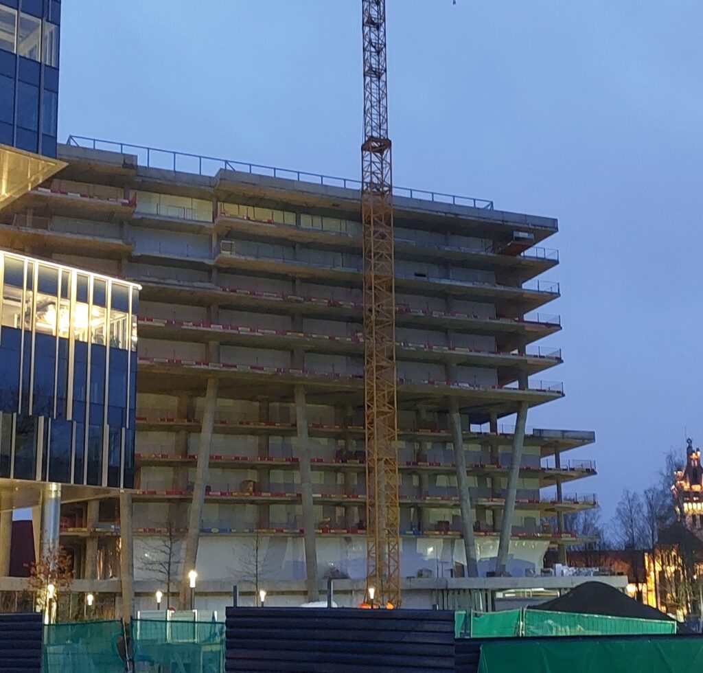 Verde 1. kārta - "A","B" ēkas (Roberta Hirša iela 1) - Office center - construction photos