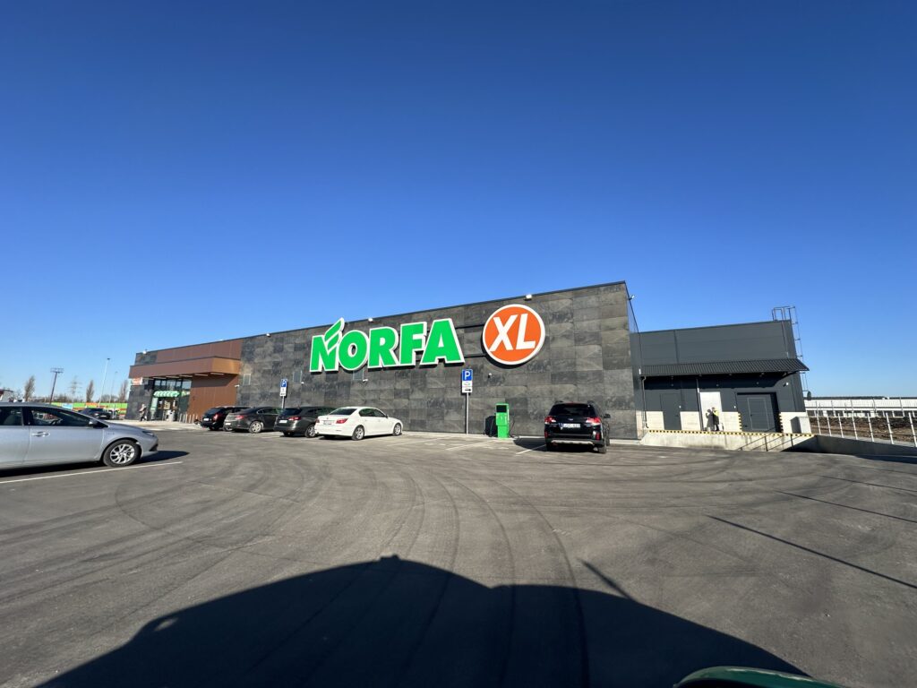 NORFA Tilžės g. (Tilžės g. 58) - Food store - construction photos