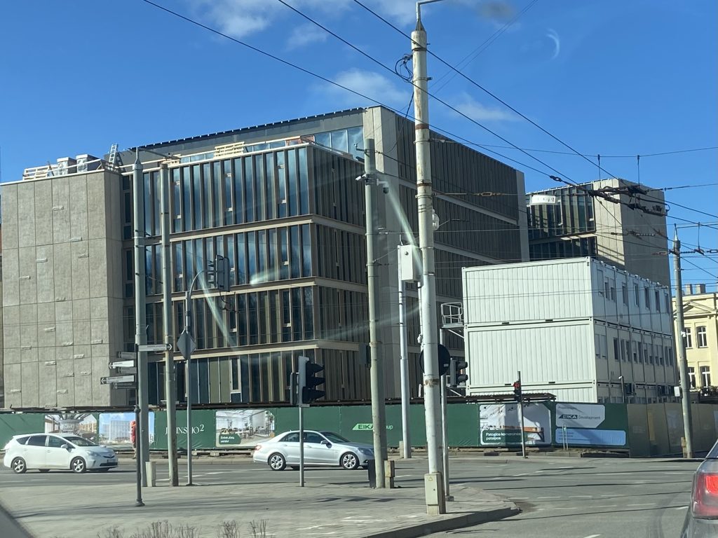 Jasinskio 2 (J. Jasinskio g. 2) - Office center - construction photos