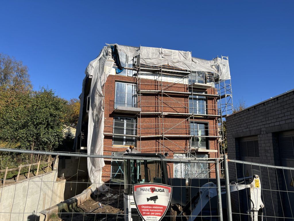 UP home 1 etapas (Želvos g. 3) - Multi apartment - construction photos