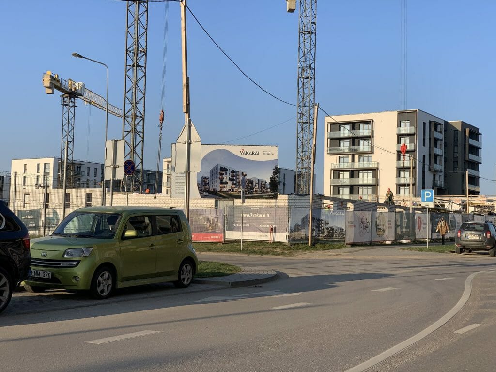 7 vakarai (Budiniškių g. 6, 8) - Multi apartment - construction photos