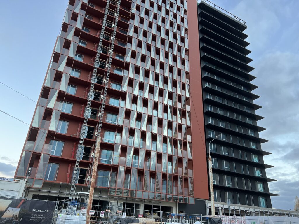 Skylum 1 etapas (Viršilų g. 6) - Daugiabutis - statybų nuotraukos