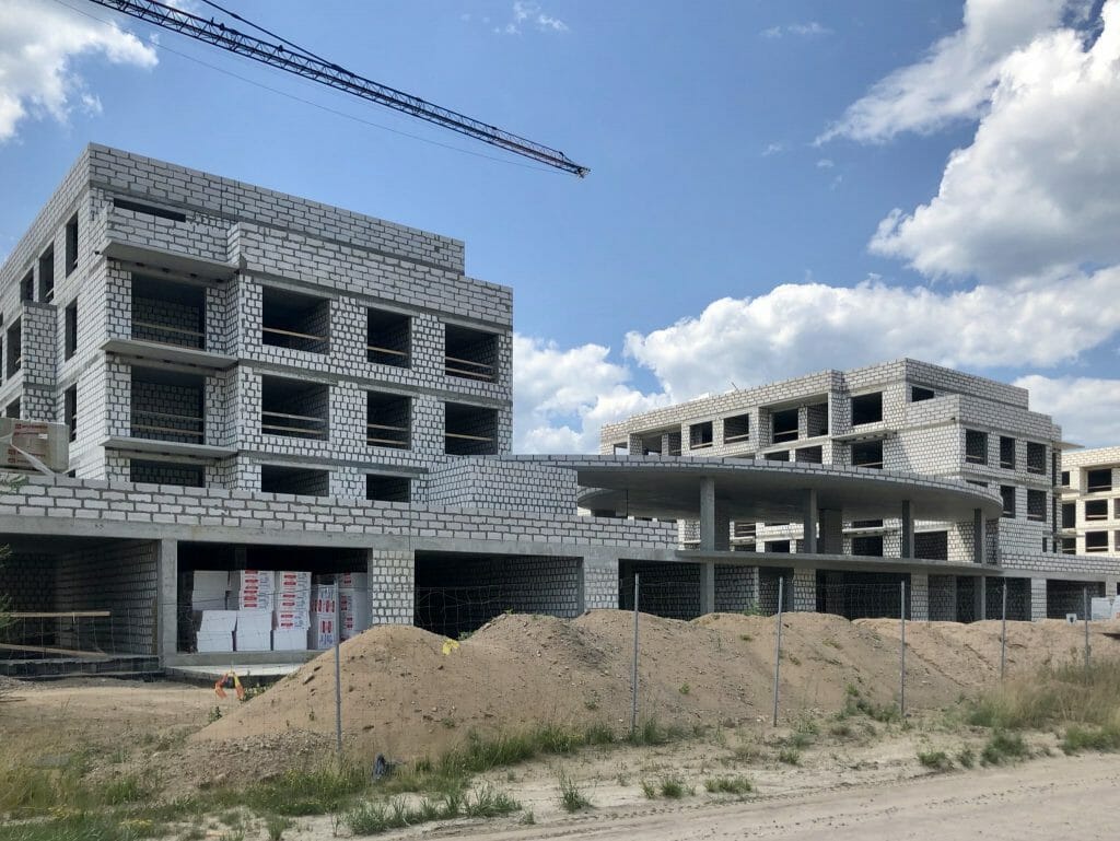 Bitėnų oazė 1-2 etapai (Bitėnų g. 3D, 1B) - Multi apartment - construction photos