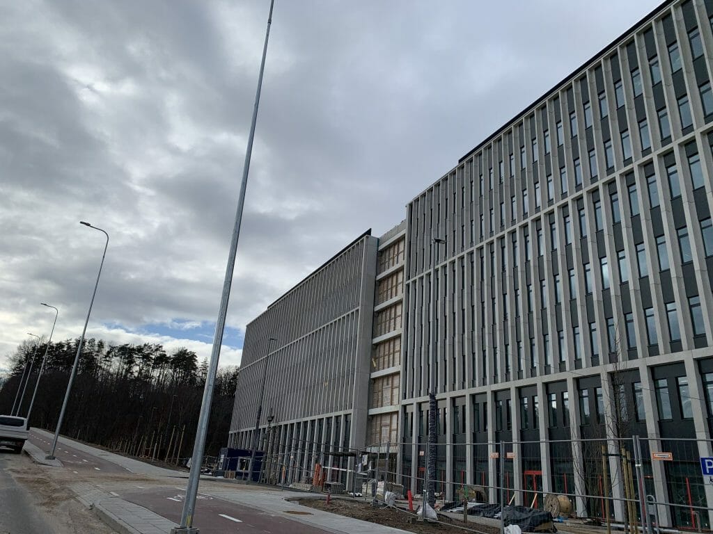 Business Garden Vilnius 1 etapas (Laisvės pr. 10) - Office center - construction photos