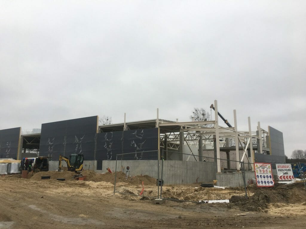 IKI Margirio g. 2A (Margirio g. 2A) - Food store - construction photos