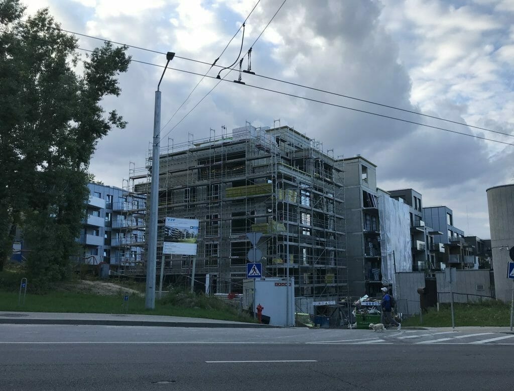 Matau Vilnių 3 etapas (Aludarių g. 9, 11) - Multi apartment - construction photos