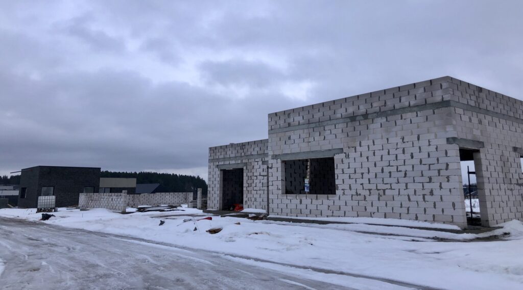 Katišių g. 18, 24, 26, 28, 30, 32, 34, 36 (Katišių g. 18, 24, 26 ,28, 30, 32, 34, 36) - Private house community - construction photos