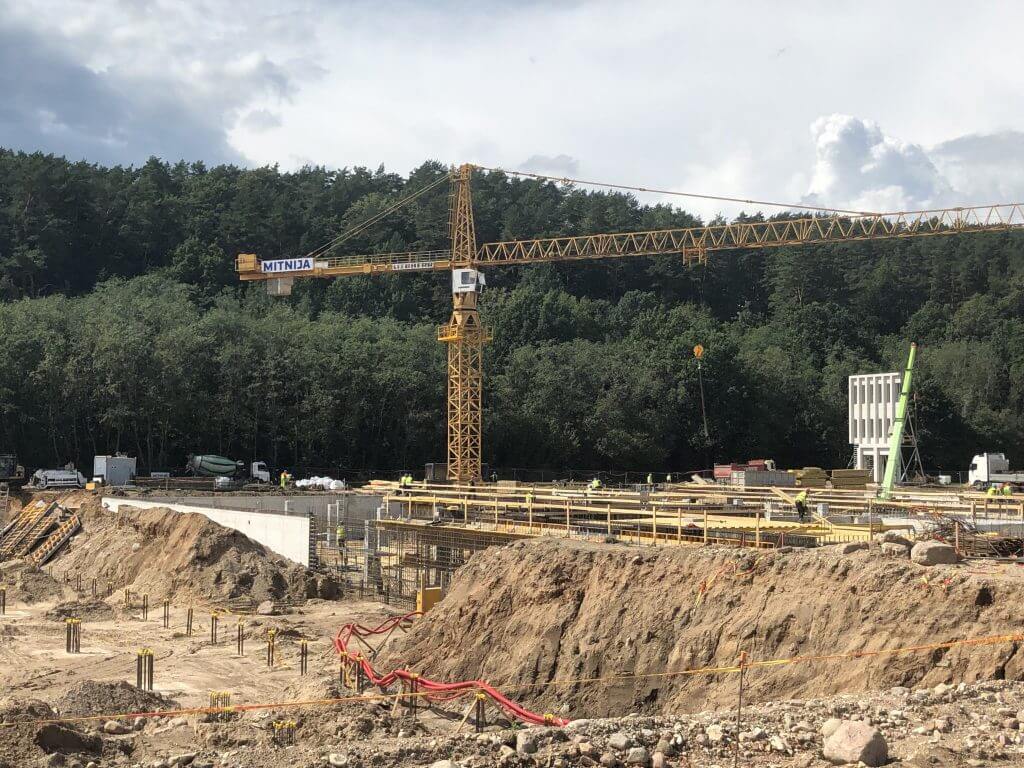 Business Garden Vilnius 1 etapas (Laisvės pr. 10) - Office center - construction photos