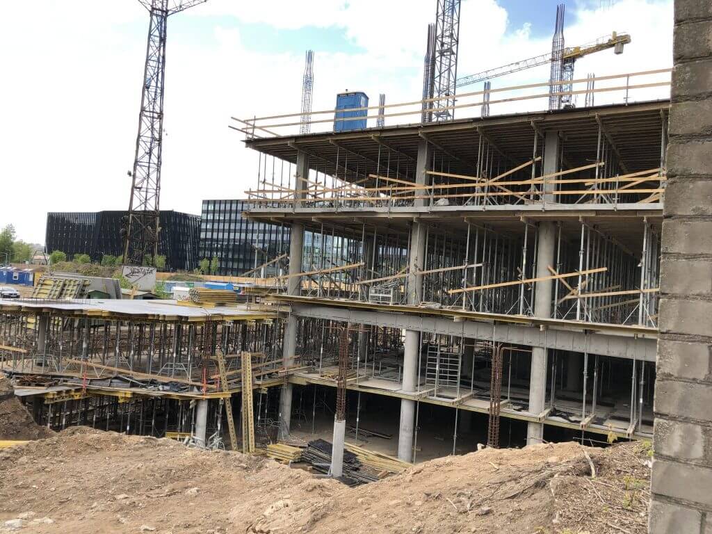 Business Stadium North (Rinktinės g. 3) - Verslo centras - statybų nuotraukos
