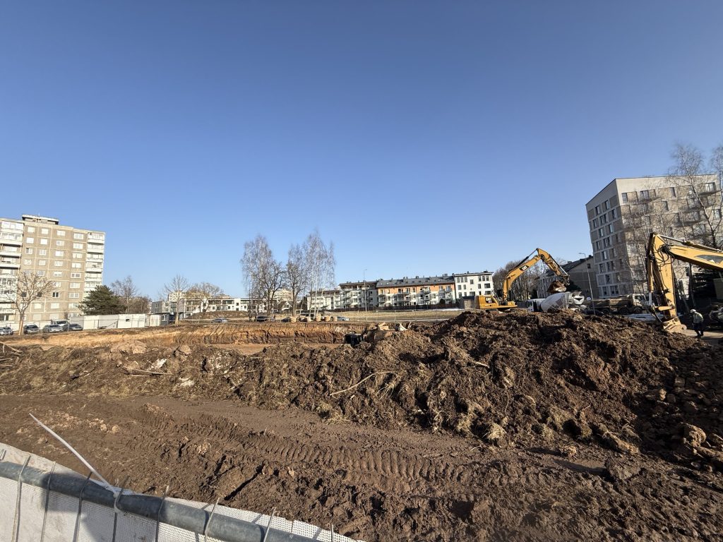Kuriu Naujai 1 etapas (Naujakurių g. 47) - Multi apartment - construction photos