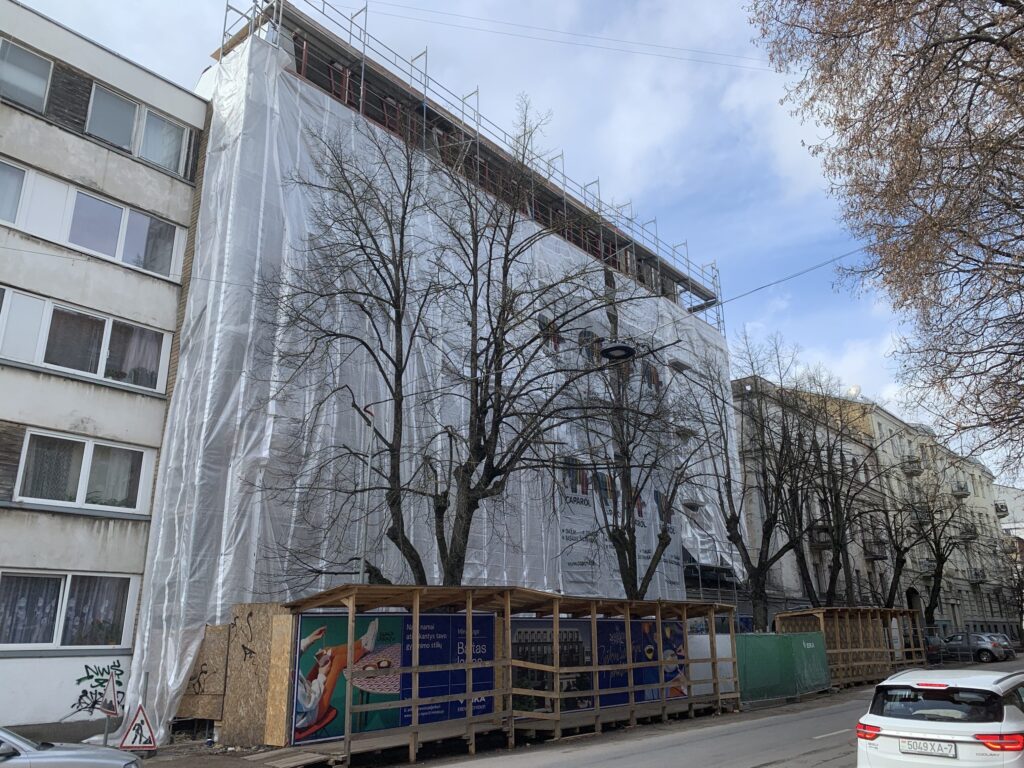 Baltas Lapas Mindaugo 4 etapas (Aguonų g. 17) - Multi apartment - construction photos