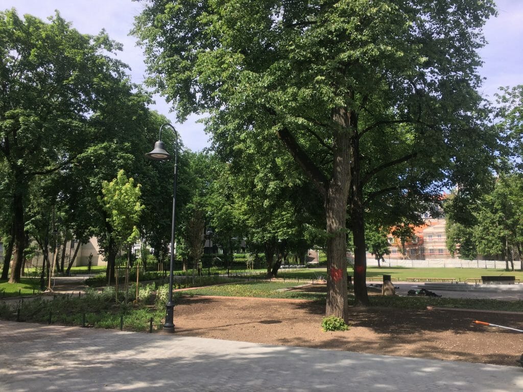 Reformatų parkas (Pylimo g.) - Parkas - statybų nuotraukos