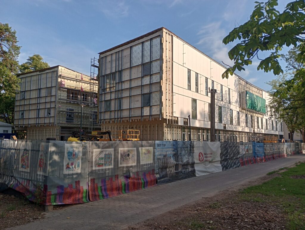 BKUS Bērnu un jauniešu psihiskās veselības centrs (Vienības gatve 45) - Specialiosios priežiūros įstaiga - statybų nuotraukos
