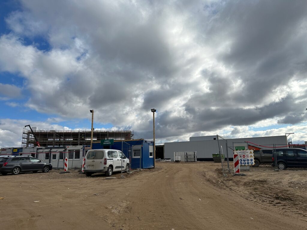 Teltonika High Tech Hill 1 etapas (spausdintinio montažo plokščių (PCB) gamykla) (Gaujos g. 4) - Light manufacturing - construction photos