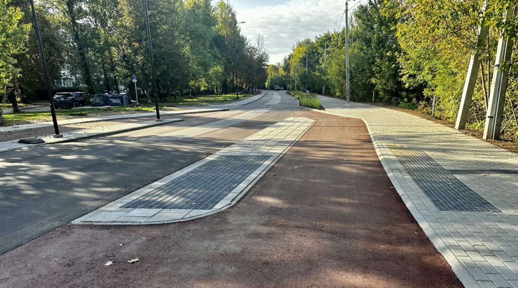 Neries kairiosios krantinės 1 etapas (B atkarpa) (Sluškų g., P. Vileišio g.) - Jalgrattatee, Promenaad - ehituse fotod
