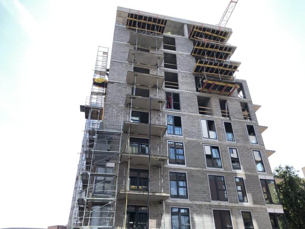 Žvėryno vakarai (Saltoniškių g. 44) - Multi apartment - construction photos