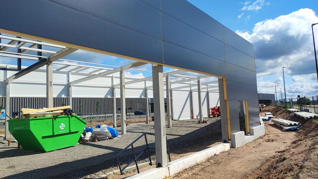 Dangeručio g. 2, 4 (Dangeručio g. 2, 4) - Shopping center - construction photos