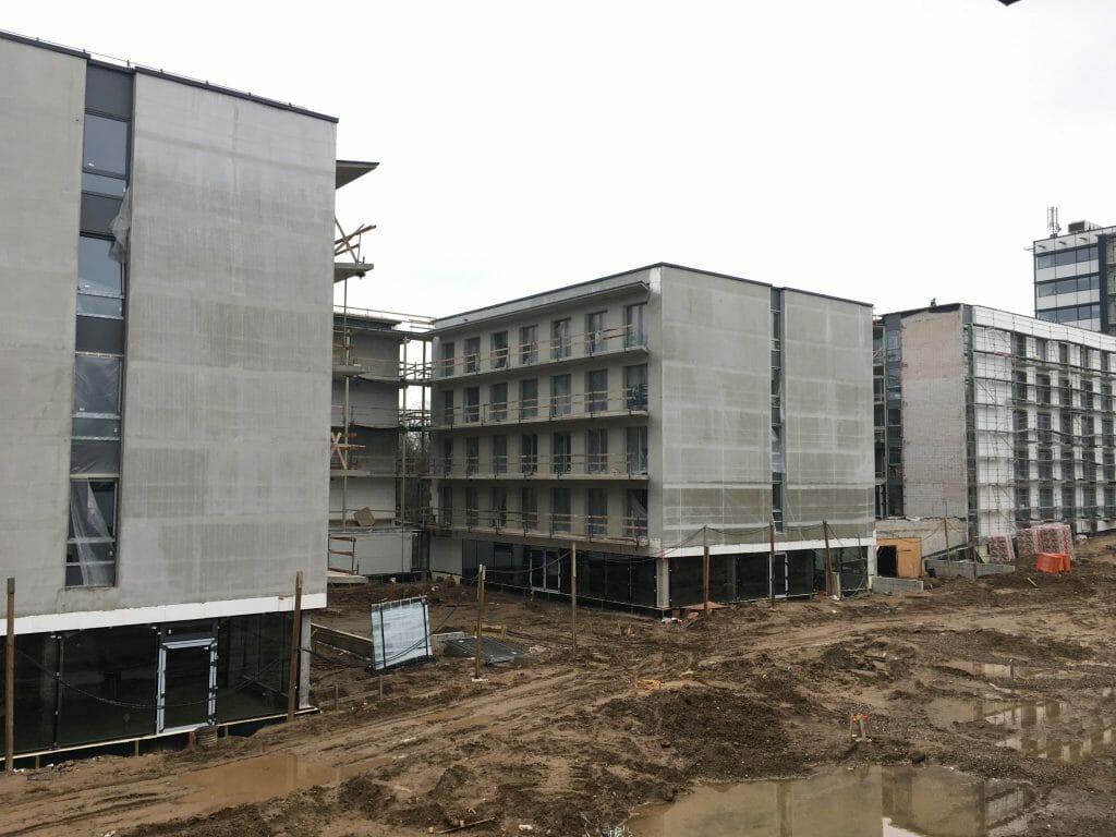 Liv_in Vilnius Ozas (Vito Gerulaičio g. 4) - Co-living - construction photos