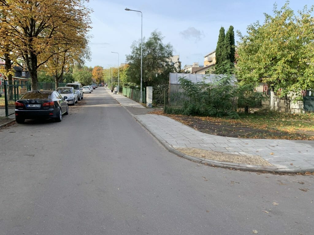 Žirmūnų trikampio modernizavimas (Tuskulėnų g.) - Bike path, Pedestrian path - construction photos