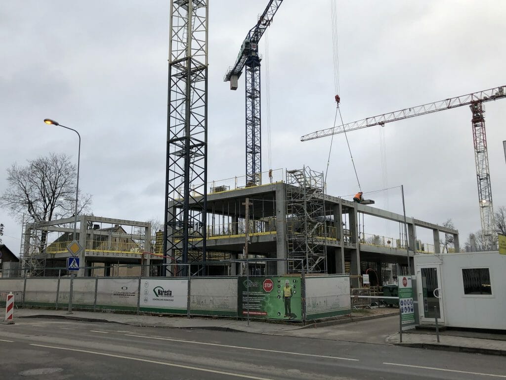 Lvivo (Lvivo g. 37) - Office center - construction photos