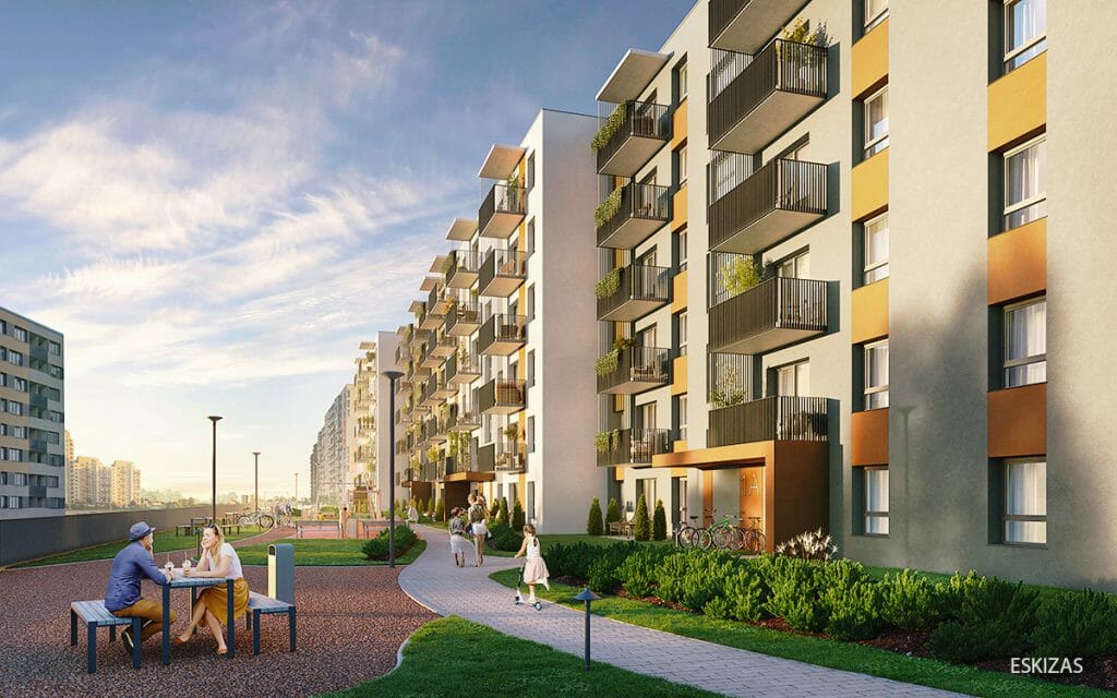 Vakarų Lėnas (Girulių g. 22) - Korterelamu - visuaalne