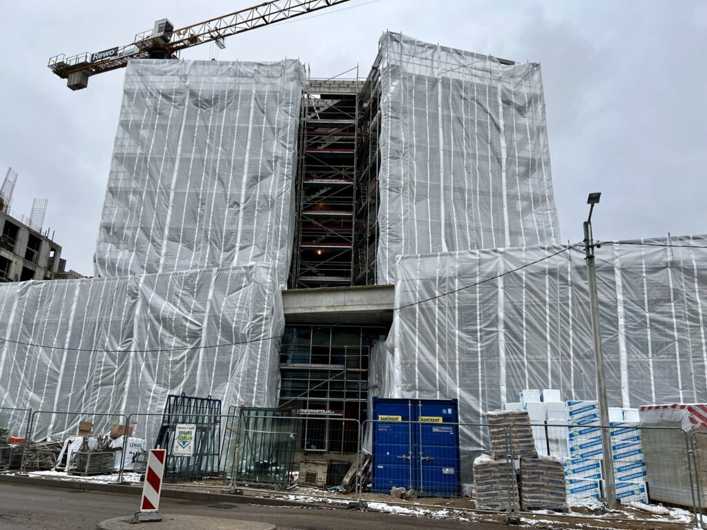 Žvėryno City (Paribio g. 12) - Multi apartment - construction photos