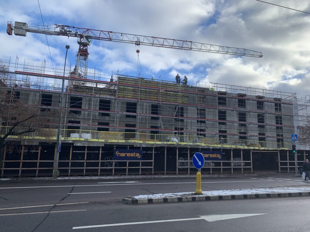 Vasario 16-osios (Vasario 16-osios g. 1) - Hotel, Office center, Primary and secondary education - construction photos