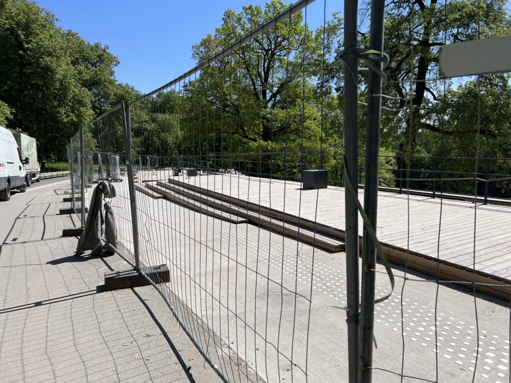 Dainų slėnis (Tunelio g. 37) - Park - construction photos