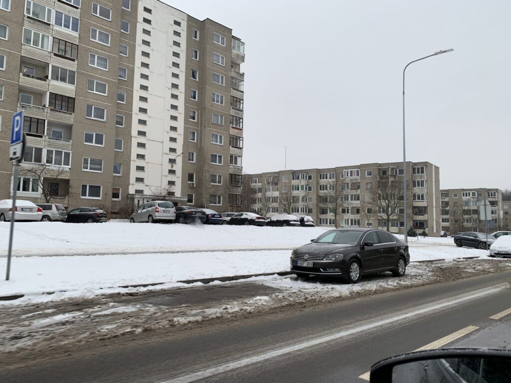 L. Giros g. dviračių takas (L. Giros g.) - Bike path - construction photos