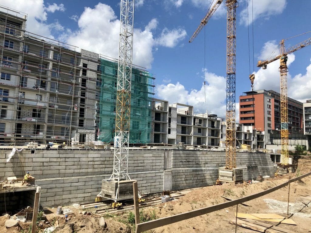 K17 (Kernavės g. 15, 17) - Multi apartment - construction photos