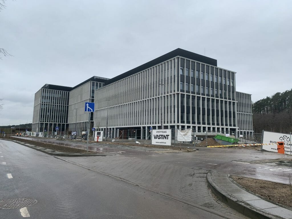 Business Garden Vilnius 1 etapas (Laisvės pr. 10) - Office center - construction photos