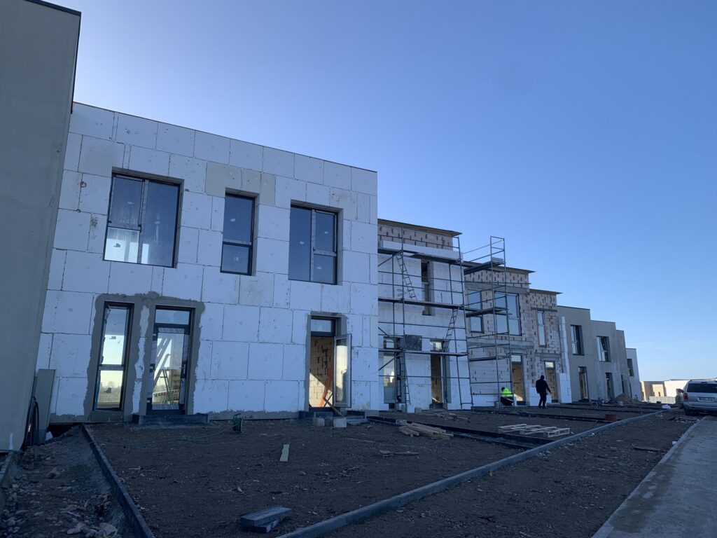 STALUPĖNAI (Stalupėnų g. 2, 4, 6, 6A, 8, 10, 12, 14, 16, 18, 20, 22, 24) - Row housing - construction photos