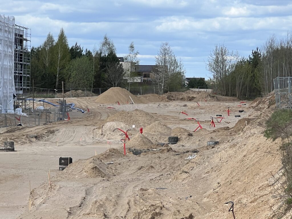 Karaliaučiaus g. atkarpa, Vištyčio g., J. Bretkūno g. atkarpa (Karaliaučiaus g., Vištyčio g., J. Bretkūno g.) - Bike path, Street - construction photos
