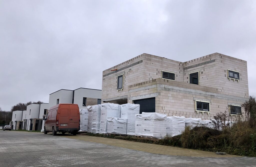 Pupojų parkas 2 etapas (namai 4 - 9) (Skaisterių g. 9, 11, 13, 15, 17, 19) - Row housing - construction photos