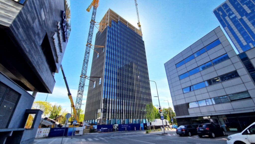 FLOW (Lvovo g. 21A) - Office center - construction photos