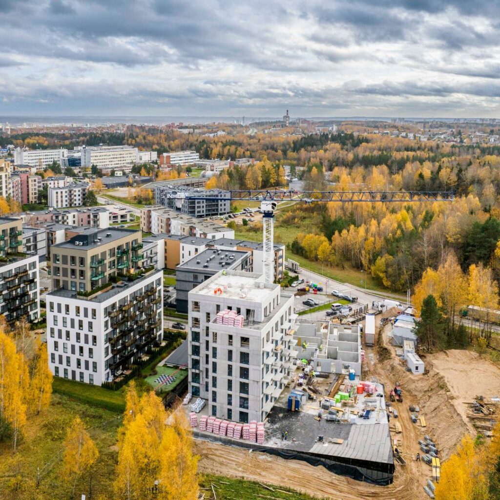 Bajorų lajos 3 etapas (Bajorų kel. 29) - Korterelamu - ehituse fotod