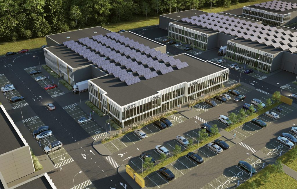 LEZ verslo parkas (Jėgainės g. 3, Biruliškių k., Karmėlavos sen.) - Business park, Other commercial, Warehouse / Distribution center - visualization