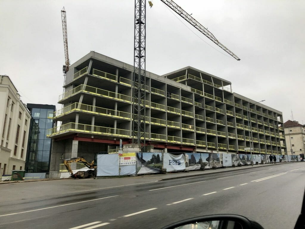 AMPÉRA (Rinktinės g. 2) - Daudzdzīvokļu nams, Biroju centrs - būvdarbu attēli