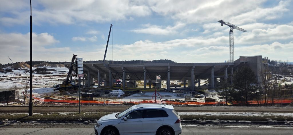 Daugiafunkcis sveikatinimo, ugdymo, švietimo, kultūros ir užimtumo kompleksas 1 etapas (stadionas) (Ozo g. 27) - Staadion - ehituse fotod