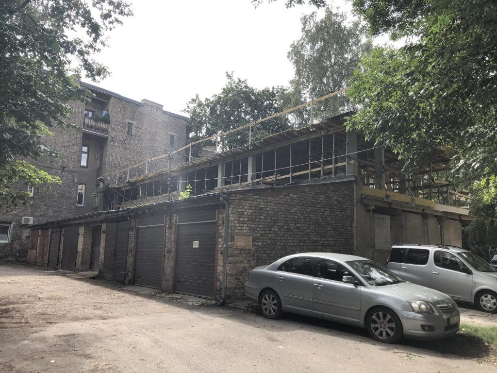 Pylimo g. 12 (Pylimo g. 12) - Row housing - construction photos